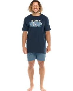Eidon Finneus Fish Shirt - NAVY