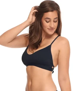 Eidon Madison D, DD, E & F Cup Top - BLACK LICORICE