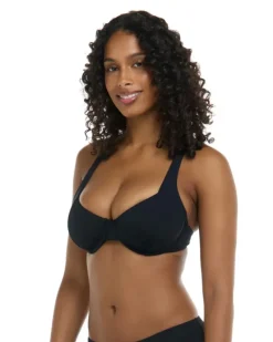Eidon Maya D, DD, E & F Cup Top - BLACK LICORICE