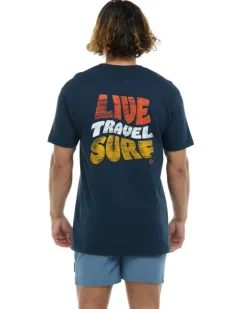 Eidon Trippy T-Shirt - NAVY